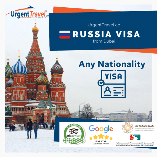 russia visit visa from dubai price